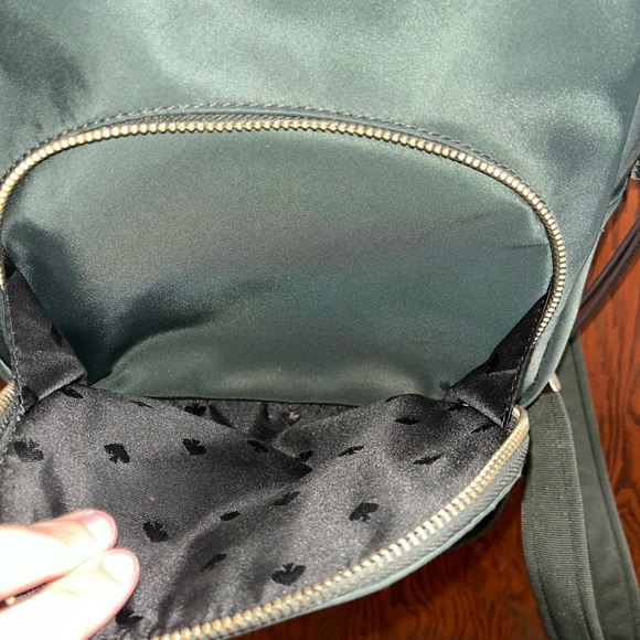 Kate spade dark green mini backpack main image 4